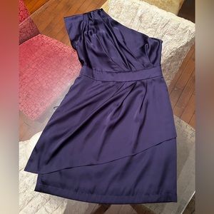 BCBG One Shoulder Cocktail Dress